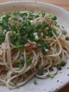 簡単!和えるだけのツナマヨ梅パスタ-レシピのメイン写真