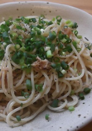 簡単!和えるだけのツナマヨ梅パスタ-レシピのメイン写真