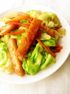 さつま揚げとキャベツのバター醤油炒め-レシピのメイン写真