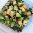 夏野菜とめんつゆで簡単ぶっかけ〜ゴマ油
