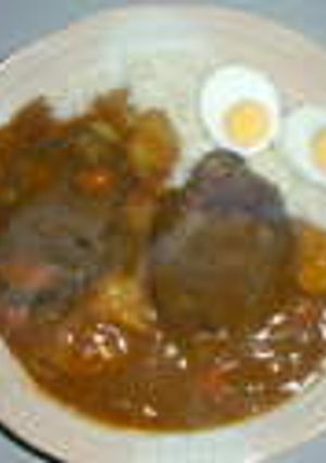 カレーハンバーグ-レシピのメイン写真