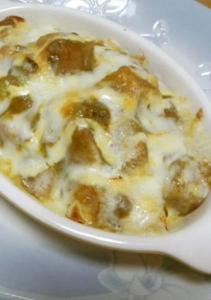 残ったカレーで☆パングラタン-レシピのメイン写真