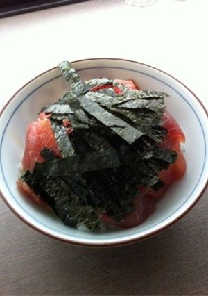 マグロ丼（＾Ｏ＾☆♪-レシピのメイン写真