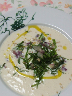 絹豆腐の冷たい和風スープ-レシピのメイン写真