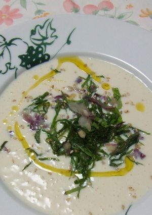 絹豆腐の冷たい和風スープ-レシピのメイン写真