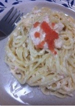 絶品☆ヘルシー豆乳明太パスタ-レシピのメイン写真