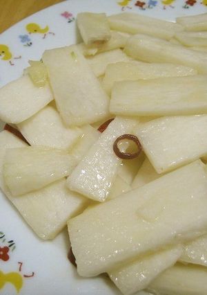 簡単ヘルシー！長いものシャキシャキ炒め-レシピのメイン写真