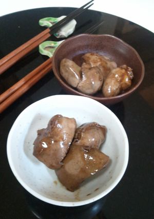 茹でて漬けるだけ！鶏レバーのおつまみ♪-レシピのメイン写真