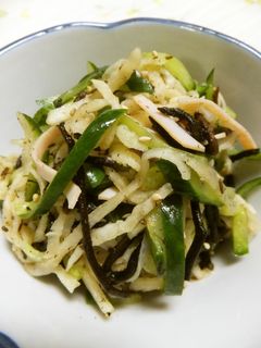 切干大根とひじきときゅうりの酢の物-レシピのメイン写真