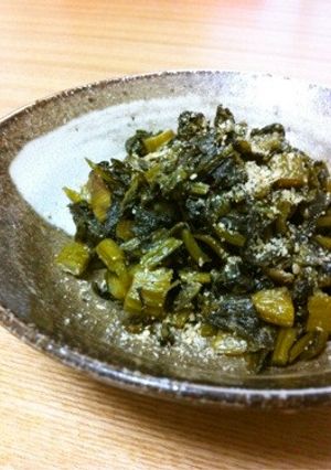 高菜漬け炒め-レシピのメイン写真