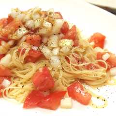 塩糀トマトの冷製パスタ-レシピのメイン写真