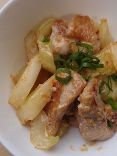 鶏とセロリのオイマヨ炒め-レシピのメイン写真