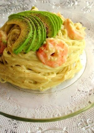 海老とアボカドの冷製パスタ。-レシピのメイン写真