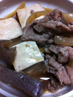 豆腐と豚肉の煮物-レシピのメイン写真