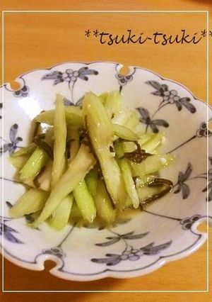 超簡単☆シャキシャキセロリの塩麹ナムル-レシピのメイン写真