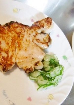 塩麹とわさびで味付ける、辛口トンテキ-レシピのメイン写真
