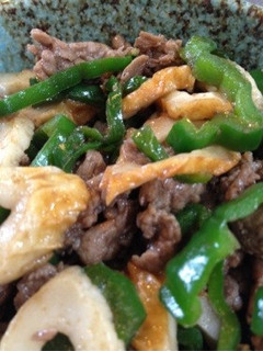 牛肉とちくわとピーマンの炒め物-レシピのメイン写真