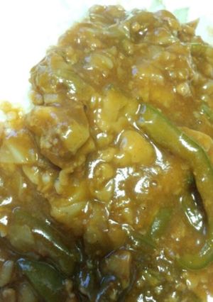 ピーマンと餃子のカレーライス☆-レシピのメイン写真