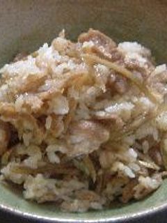 肉ごぼう混ぜご飯-レシピのメイン写真