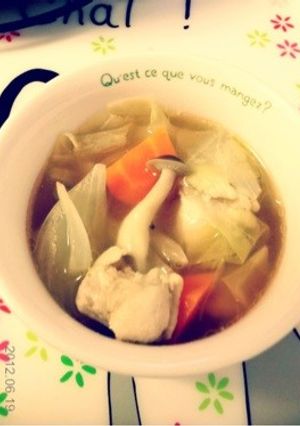 15minコンソメ鶏野菜スープ-レシピのメイン写真