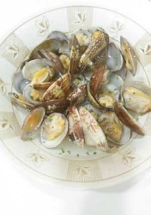 レンジで簡単☆あさりの酒蒸し☆にんにく風-レシピのメイン写真