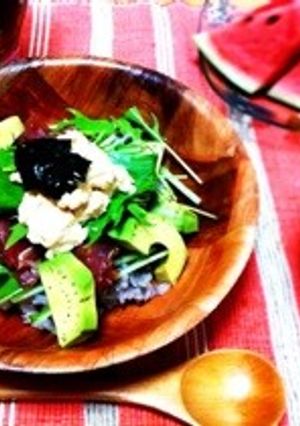 ＊アボガドマグロ丼＊-レシピのメイン写真