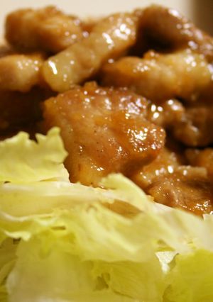 豚バラこってりオニオンソース-レシピのメイン写真