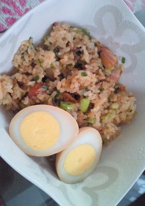 青ネギとベーコンの炒飯-レシピのメイン写真