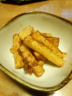 揚げて美味しい♪長芋の梅肉和え-レシピのメイン写真