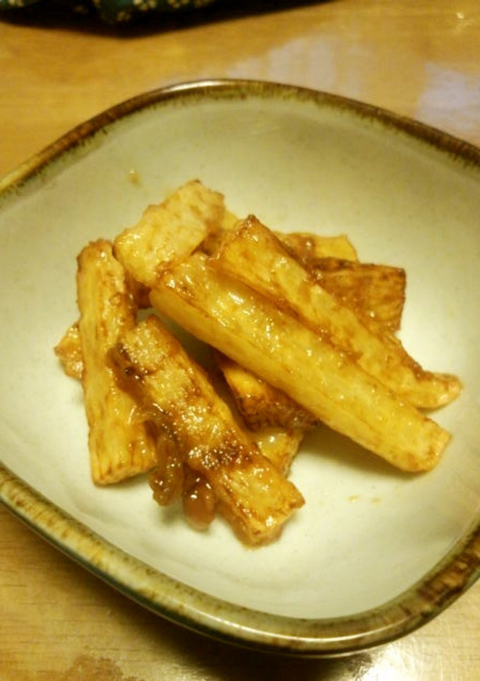 揚げて美味しい♪長芋の梅肉和え-レシピのメイン写真
