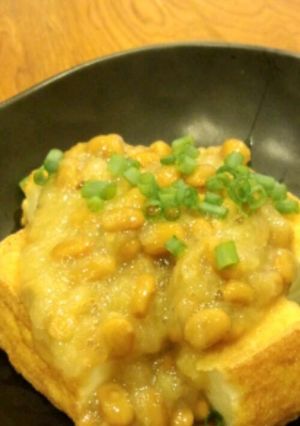 厚揚げの納豆だれのせ～-レシピのメイン写真