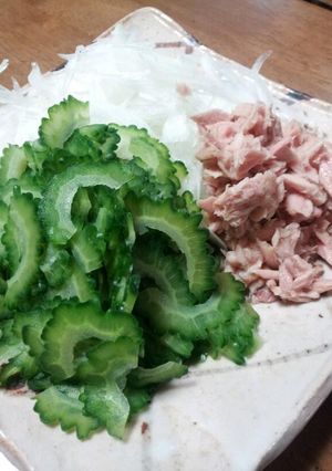 ゴーヤと玉ねぎのサラダ-レシピのメイン写真