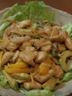鶏とアボカドのマヨ炒め-レシピのメイン写真