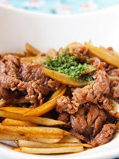 ゴボウの肉キンピラ-レシピのメイン写真