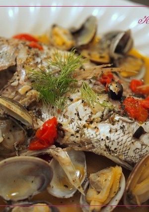 鯛のアクアパッツァ-レシピのメイン写真