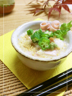 長芋と魚ニソの梅わさびすし酢ごま和え-レシピのメイン写真
