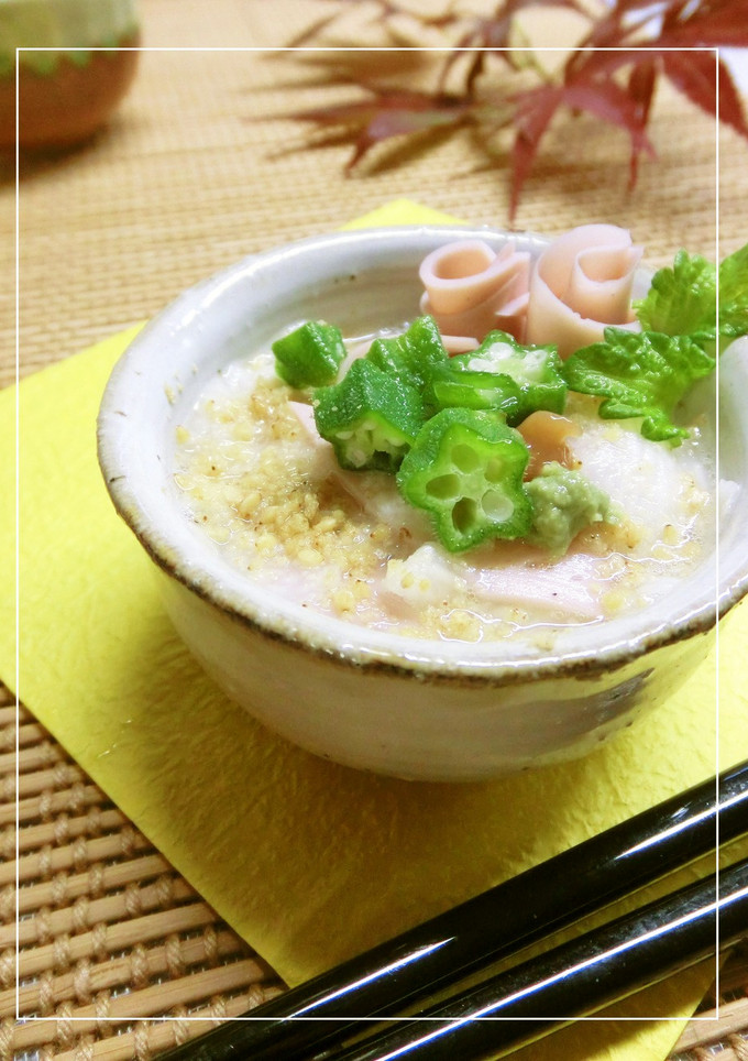 長芋と魚ニソの梅わさびすし酢ごま和え-レシピのメイン写真