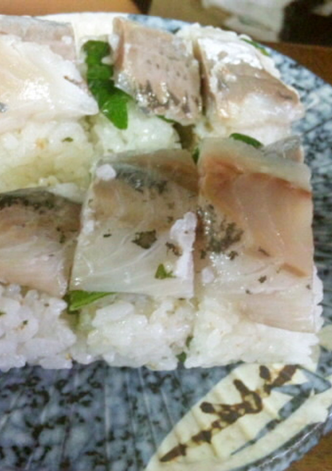 鰺の棒寿司＆〆あじ（我流）-レシピのメイン写真