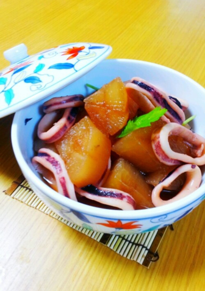 ◆イカと大根の煮物◆こってり甘め♪-レシピのメイン写真