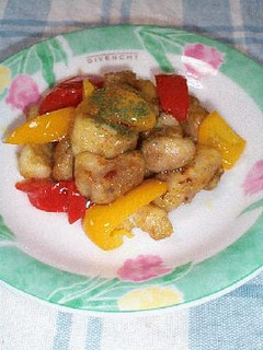 パプリカと鶏肉のカレー風味炒め-レシピのメイン写真