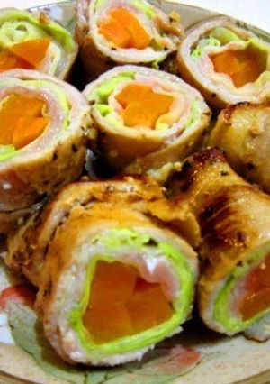 うわっ美味しい！塩麹豚の野菜ロール-レシピのメイン写真