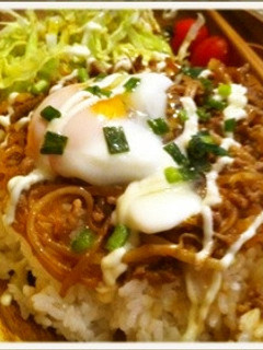 味噌そぼろ丼~ワンプレートカフェごはん~-レシピのメイン写真