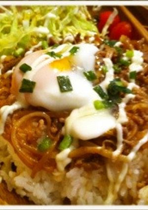 味噌そぼろ丼～ワンプレートカフェごはん～-レシピのメイン写真