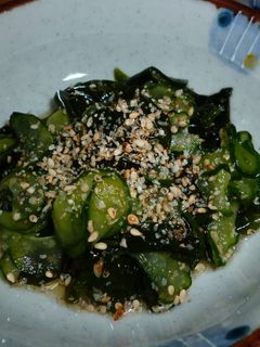ワカメ&キュウリの酢の物-レシピのメイン写真