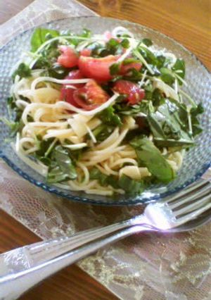 冷製パスタ♪爽やかトマトバジル☆-レシピのメイン写真