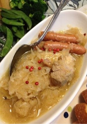 豚バラとザワークラウトのドイツ風煮込み-レシピのメイン写真