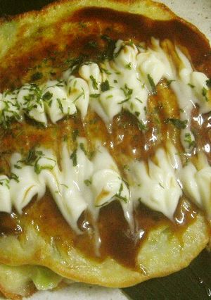 ♡ブロッコリーの芯でフワフワ焼き♡ -レシピのメイン写真