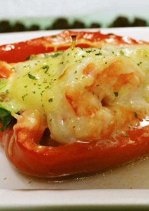 カフェ風エビとささみの塩麹パプリカップ-レシピのメイン写真