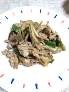 豚こまとオクラの炒め物-レシピのメイン写真