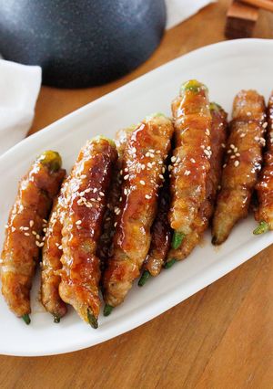 【肉巻きオクラの照り焼き】ご飯が進む♪-レシピのメイン写真
